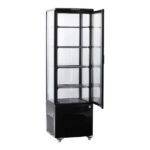 VITRINA VERTICAL MODELO R300 NEGRA